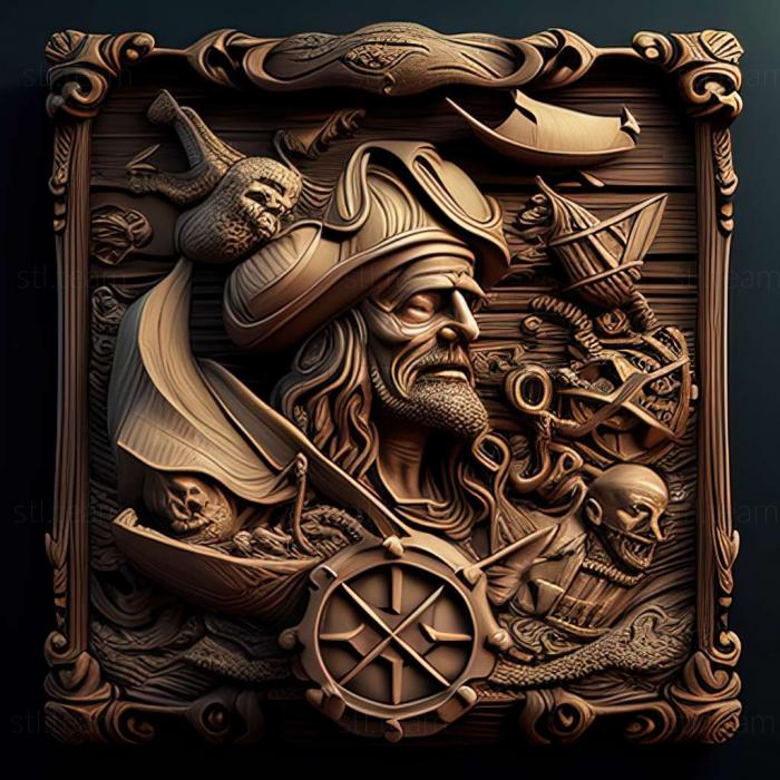 3D model A Pirates Legend game (STL)